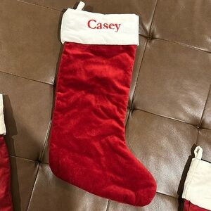 Pottery Barn Christmas Stocking - Casey